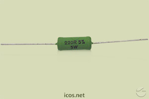 Click to enlarge the image of Resistor 220R 5W for electrical installation of Eicos sensors Resistor 220R 5W for electrical installation of Eicos sensors