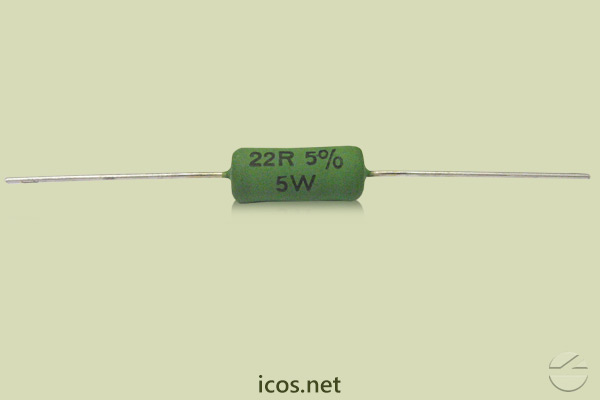 Resistor 22R 5W for electrical installation of Eicos Switches
