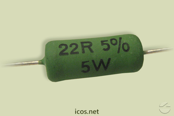 Resistor 22R 5W for electrical installation of Eicos Switches
