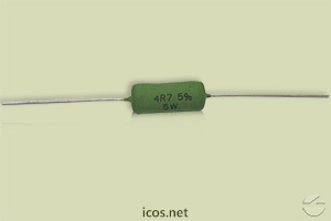 Click to enlarge the image of Resistor 4R7 5W for electrical installation of Eicos Switches Resistor 4R7 5W for electrical installation of Eicos Switches