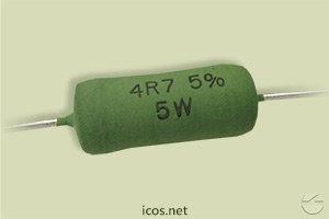 Click to enlarge the image of Resistor 4R7 5W for electrical installation of Eicos Switches Resistor 4R7 5W for electrical installation of Eicos Switches