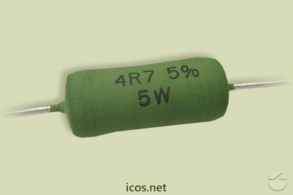 Resistor 4R7 5W for electrical installation of Eicos Switches