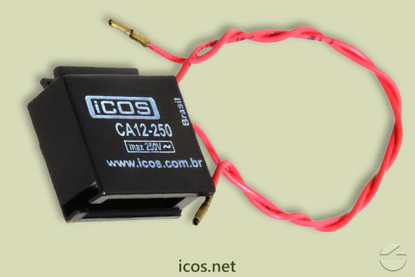 Click to enlarge the image of Snubber Filter CA12-250 (AC) for Contactors and Command Relays Snubber Filter CA12-250 (AC) for Contactors and Command Relays