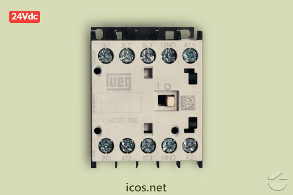 Weg CWC07 24Vdc Mini Contactor for electrical installation of Level and Flow Switches