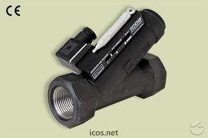 Click to enlarge the image of Eicos flow switch FC10B02, ideal for medium liquid flows Eicos flow switch FC10B02, ideal for medium liquid flows