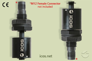 Click to enlarge the image of Eicos level switch LC36-M12 for liquids Eicos level switch LC36-M12 for liquids