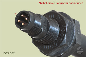 Click to enlarge the image of M12 plug of the Eicos level switch LE202-1-M12 M12 plug of the Eicos level switch LE202-1-M12