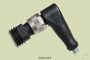Click to enlarge the image of Mounting of the M12 Connector with Eicos sensor Mounting of the M12 Connector with Eicos sensor