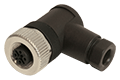M12 Plug Connectors for electrical installation of Level and Flow Switches