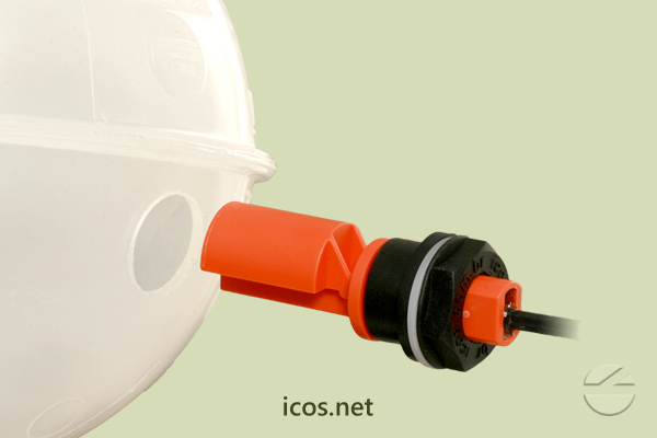 Mounting of the Eicos level switch LF122E-40